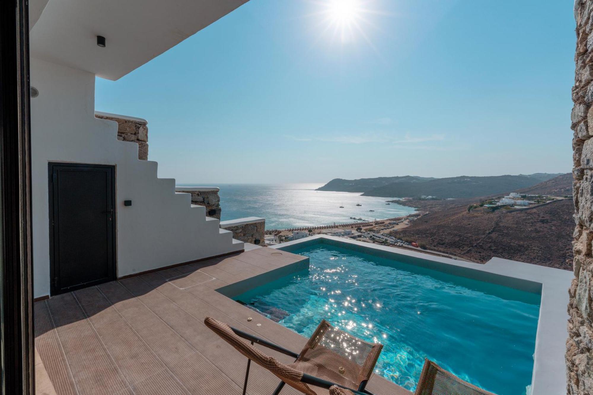 Luxury House With Private Pool At Elia Beach Mykonos Town Exterior foto