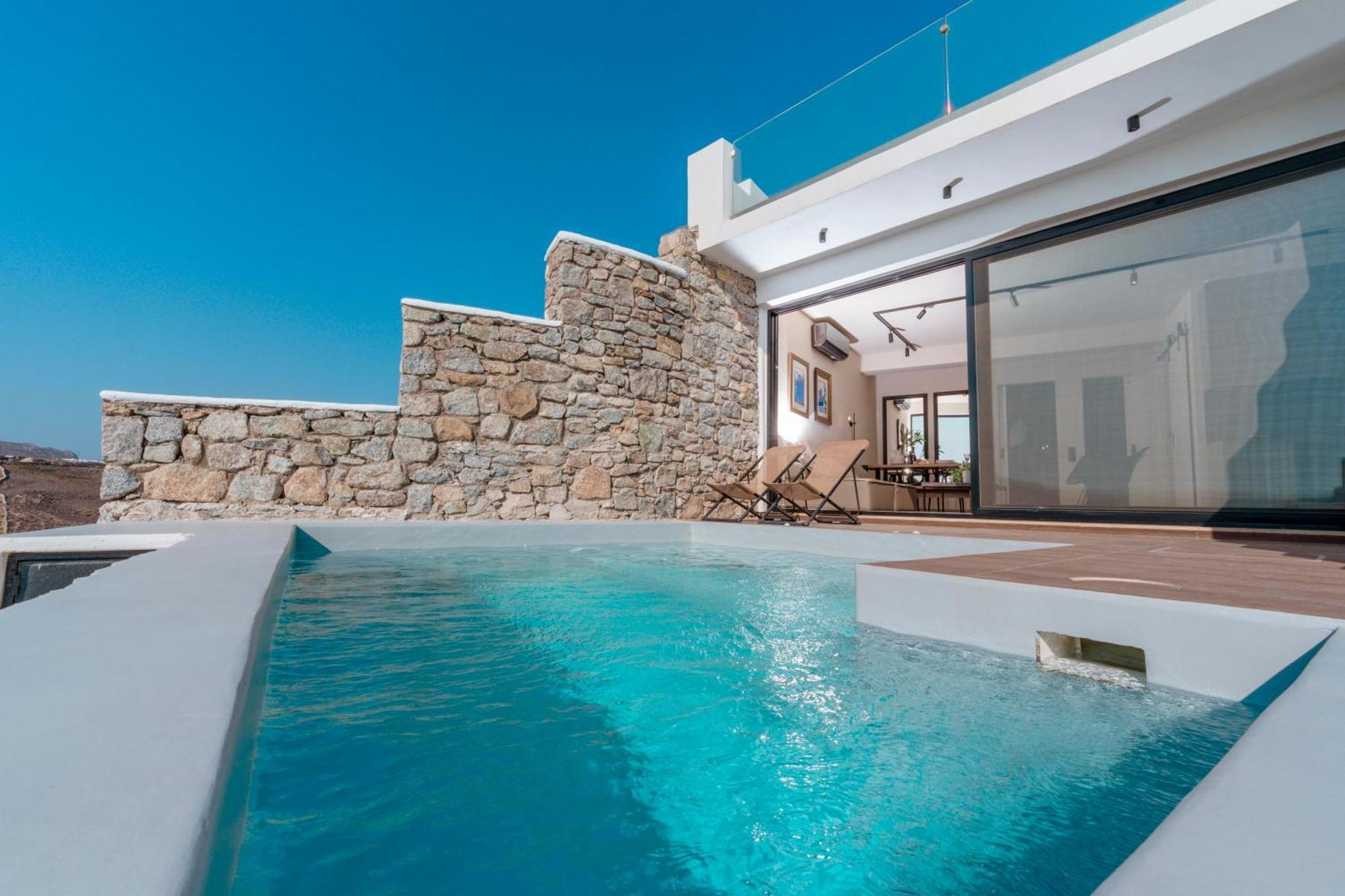 Luxury House With Private Pool At Elia Beach Mykonos Town Exterior foto