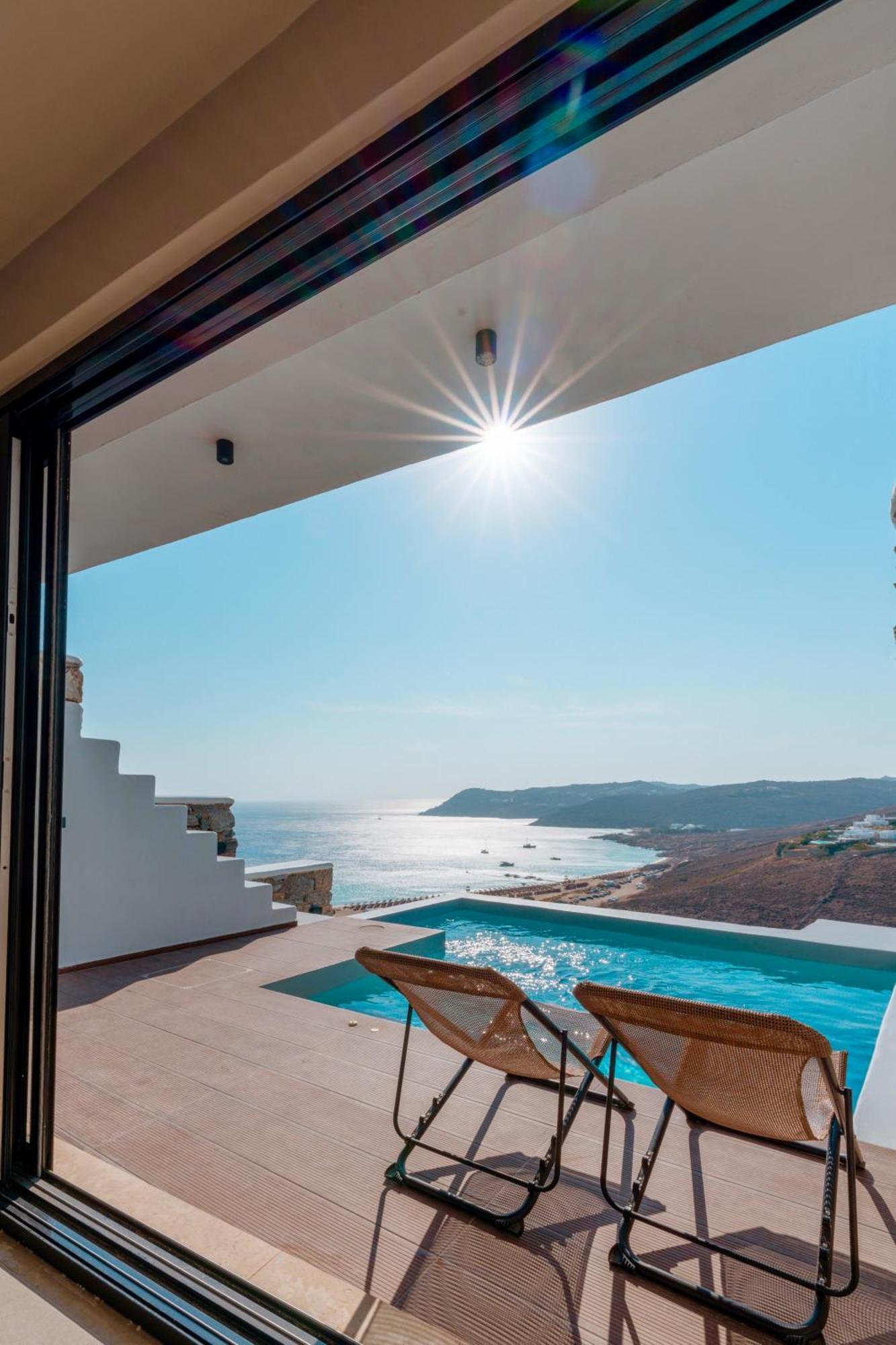 Luxury House With Private Pool At Elia Beach Mykonos Town Exterior foto