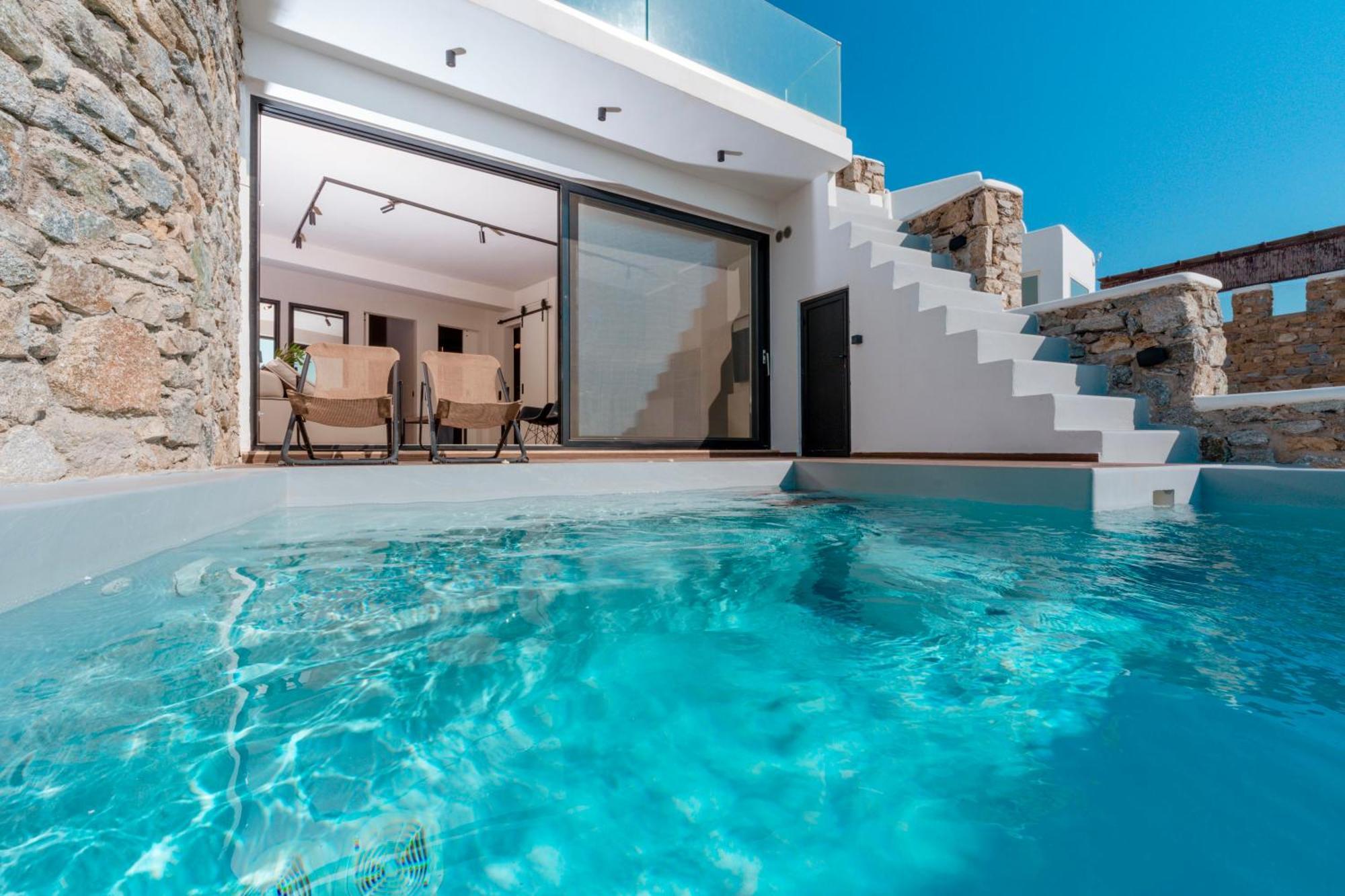 Luxury House With Private Pool At Elia Beach Mykonos Town Exterior foto